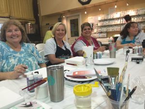 Paint class with Jennifer Gongora of Karma's Journey