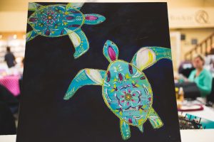 My turtles inspired during  Starla Halfmann's class in Hunt, TX.