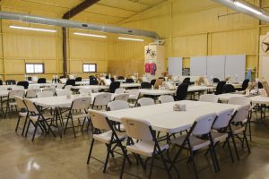 The calm before the ladies arrive!